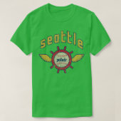 Seattle Pilots Baseball  TShirtTShirt T-shirt (Design voorkant)