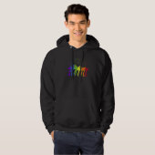 Seattle Pride Skyline Pride-optocht Seattle Hoodie (Voorkant volledig)