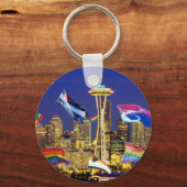 Seattle Pride Sleutelhanger (Voorkant)