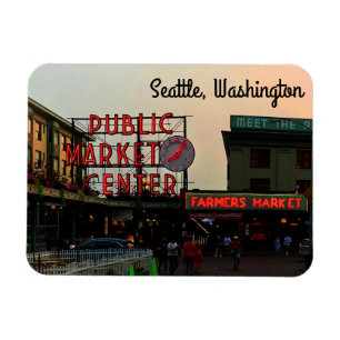 Seattle Public Market Center #1 Magnet Magneet
