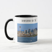 Seattle, Puget Sound, Mt. Rainier, Haven van Seatt Mok (Links)