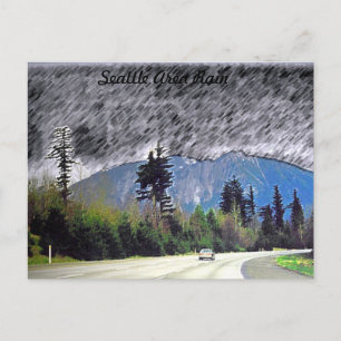Seattle Rain Briefkaart