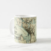  Seattle Rain Love Coffee Koffiemok (Voorkant links)
