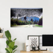 Seattle Rain Print (Thuiskantoor)