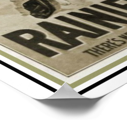 Seattle Ranier Beer en Poster 13 x 19 (Hoek)