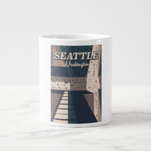 Seattle, reisbord Washington staat Grote Koffiekop