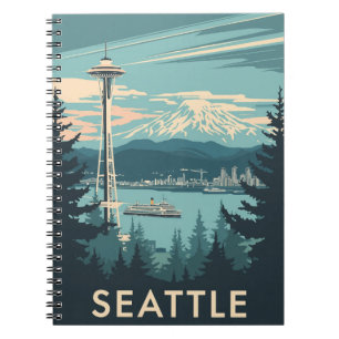  Seattle Reizen Notitieboek