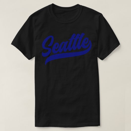 Seattle Retro Seattle Sounders Voetbal T-shirt (Design voorkant)