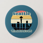  Seattle Ronde Button 7,6 Cm (Voorkant)