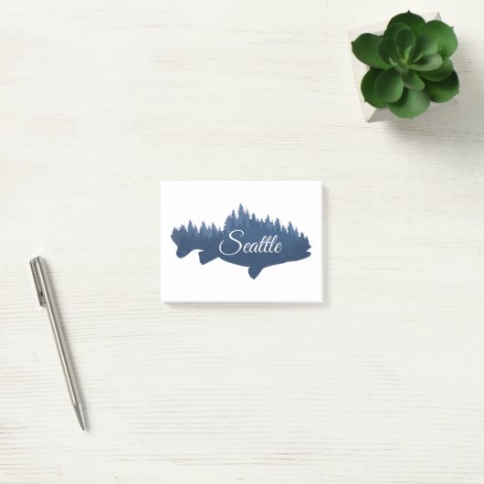 Seattle Salmon Forest Post-it® Notes (Kantoor)