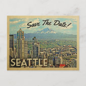 Seattle Save the Date Briefkaarten (Voorkant)