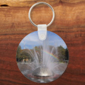Seattle Science Center Fontein Washington Foto Sleutelhanger (Achterkant)