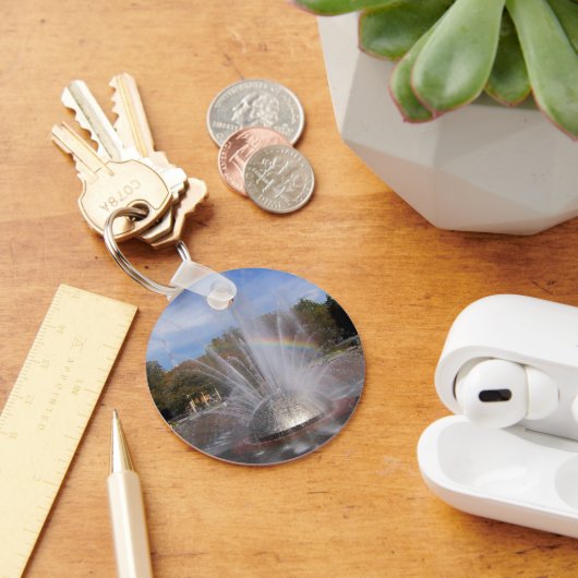 Seattle Science Center Fontein Washington Foto Sleutelhanger (Bureau)