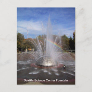 Seattle Science Center Fountain Card Briefkaart