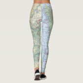 Seattle Sectorkaart Leggings (Achterkant)