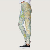 Seattle Sectorkaart Leggings (Links)