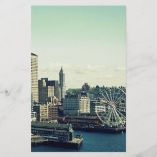 Seattle Silhouet Briefpapier