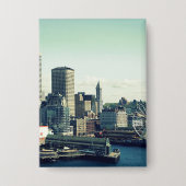 Seattle Silhouet Button (Voorkant)