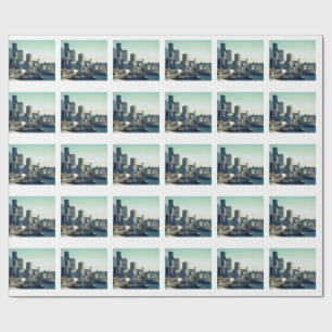 Seattle Silhouet Cadeaupapier
