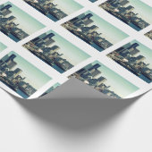 Seattle Silhouet Cadeaupapier (Hoek)