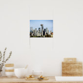 Seattle Silhouet Poster (Keuken)