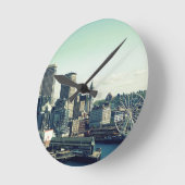 Seattle Silhouet Ronde Klok (Hoek)