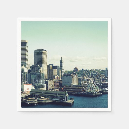 Seattle Silhouet Servet (Voorkant)