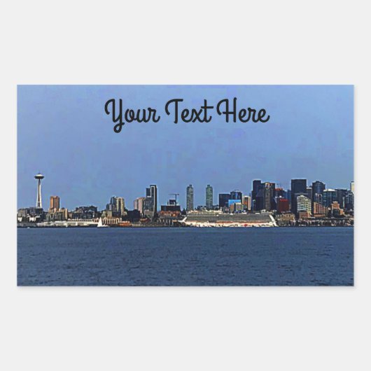 Seattle Skyline #2-2 Stickers (Voorkant)