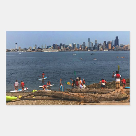 Seattle Skyline #4-2 Stickers (Voorkant)