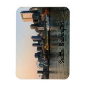 Seattle Skyline #5 Magnet Magneet (Verticaal)