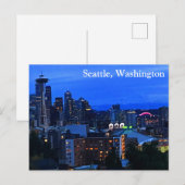 Seattle Skyline #8-2 Briefkaart (Voorkant / Achterkant)