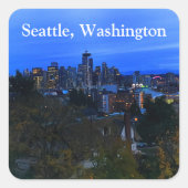 Seattle Skyline #8 Stickers (Voorkant)