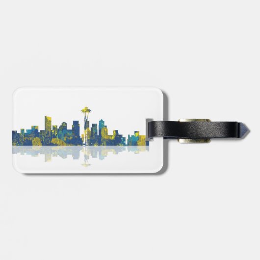 SEATTLE SKYLINE - Bagagelabel (Achterkant horizontaal)