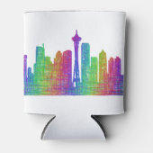 Seattle skyline blikjeskoeler (Voorkant)