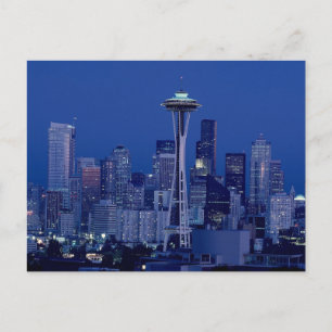 Seattle skyline briefkaart