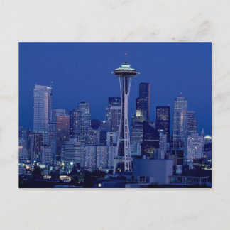 Seattle skyline briefkaart
