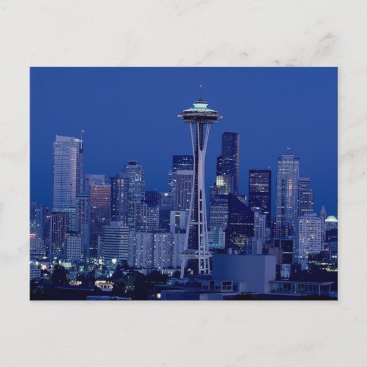 Seattle skyline briefkaart (Voorkant)