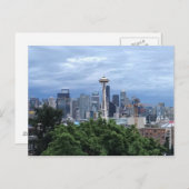 Seattle Skyline Briefkaart (Voorkant / Achterkant)