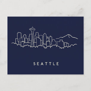 Seattle Skyline Briefkaart