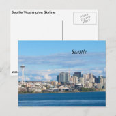 Seattle Skyline Briefkaart (Voorkant / Achterkant)