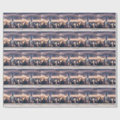 Seattle Skyline Cadeaupapier (Vlak)