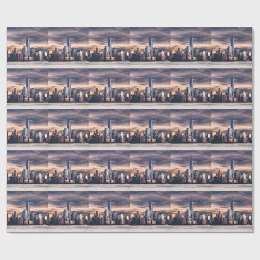 Seattle Skyline Cadeaupapier (Vlak)