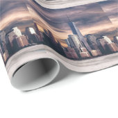Seattle Skyline Cadeaupapier (Rol Hoek)