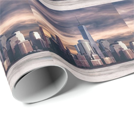 Seattle Skyline Cadeaupapier (Rol Hoek)