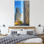 Seattle Skyline Canvas Afdruk (Insitu (Slaapkamer))