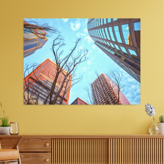 Seattle Skyline Canvas Afdruk (Insitu (Woonkamer))