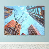 Seattle Skyline Canvas Afdruk (Insitu (Houten vloer))