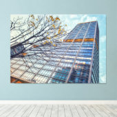 Seattle Skyline Canvas Afdruk (Insitu (Houten vloer))