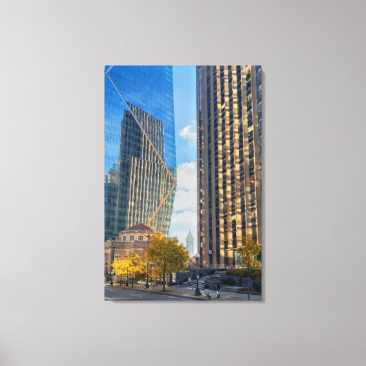 Seattle Skyline Canvas Afdruk (Voorkant)