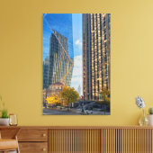 Seattle Skyline Canvas Afdruk (Insitu (Woonkamer))